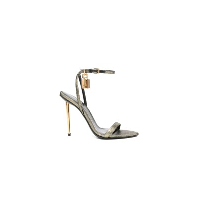TOM FORD PADLOCK LEATHER SANDALS W2748